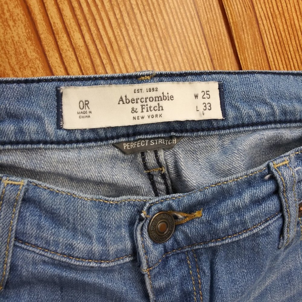 🔥ABERCROMBIE & FITCH bootcut jeans size 0R - Picture 2 of 6